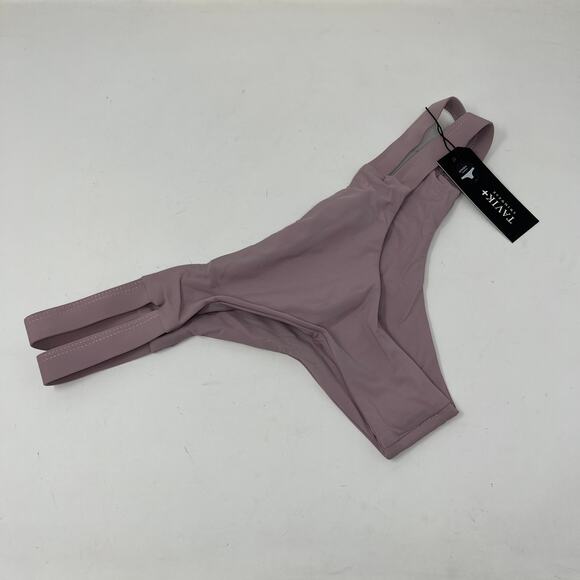 NEW! Tavik Bikini Bottoms Chloe Mini Swim Bottom Deauville Mauve - L - Picture 2 of 4